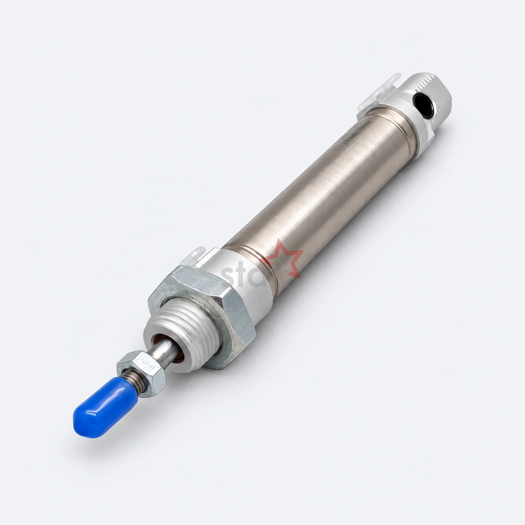 STAK replacement Lectra parts, 118027 pneumatic cylinder d16 c40, cylinder body and air fitting