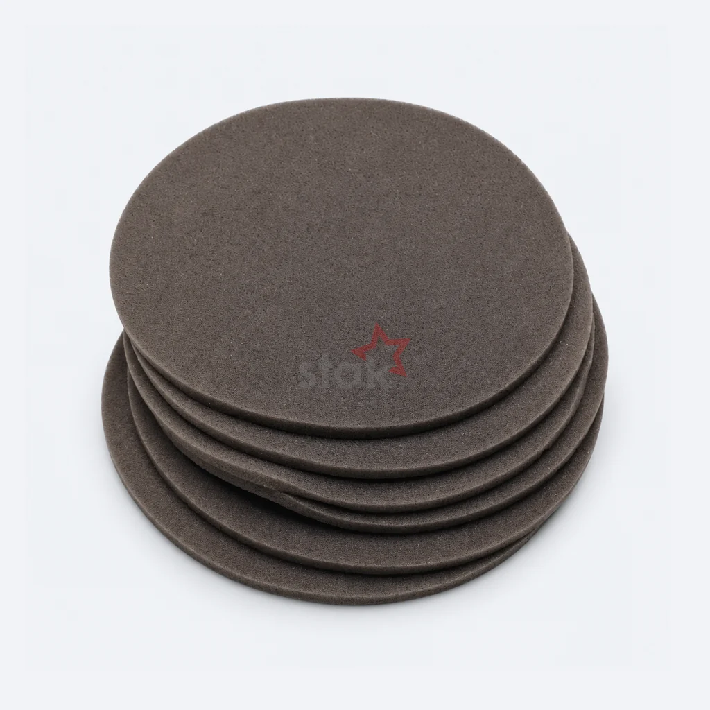 STAK replacement Lectra parts, 130496 filter sponge disc, stack of round filter discs