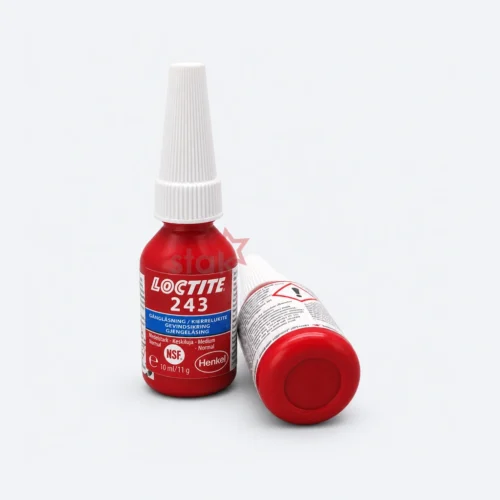 Loctite 243 10 ml for Lectra parts maintenance, reference 131368, two Loctite 243 bottles, 10 ml