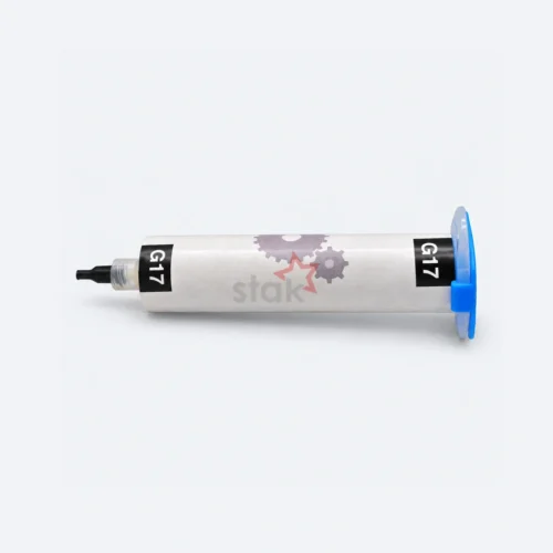 STAK replacement Lectra parts, 131837 g17 grease dose 30cc, G17 grease syringe with blue plunger