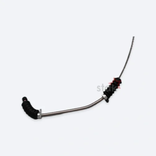 STAK replacement Lectra parts, 703273 sharpener actuator cable, curved cable with actuator fittings