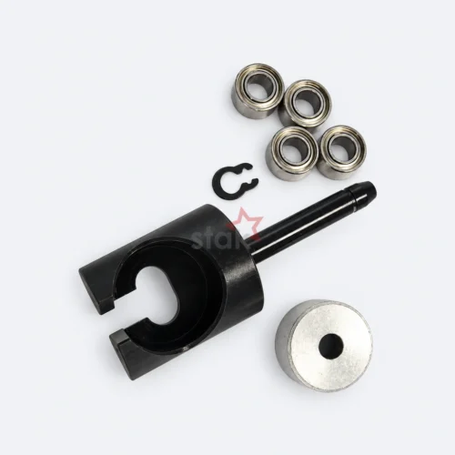STAK replacement Lectra parts, 704635 sharpener actuator bearing kit, actuator fork with bearings and retaining parts