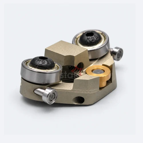 STAK replacement Lectra parts, 705935 bronze-roller presser foot, presser-foot assembly with bronze roller