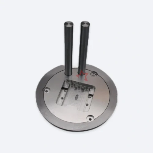 STAK replacement Lectra parts, 707169 vector presser-foot assembly, round presser-foot plate with upright posts