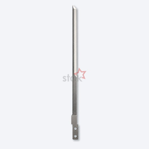 Full view of Stak HSS M2 cutting blade 108065 for Bullmer 8001 / 8003, 223 × 8 × 2.5 mm