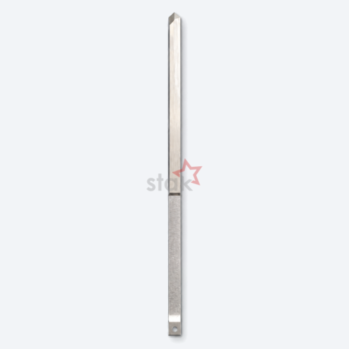 Full view of Stak HSS M2 cutting blade 73387000 for Gerber GT3250 / S3200, 202 × 6.35 × 2.15 mm