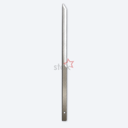 Full view of Stak HSS M2 cutting blade 78798006 for Gerber, 255 × 8 × 2.35 mm