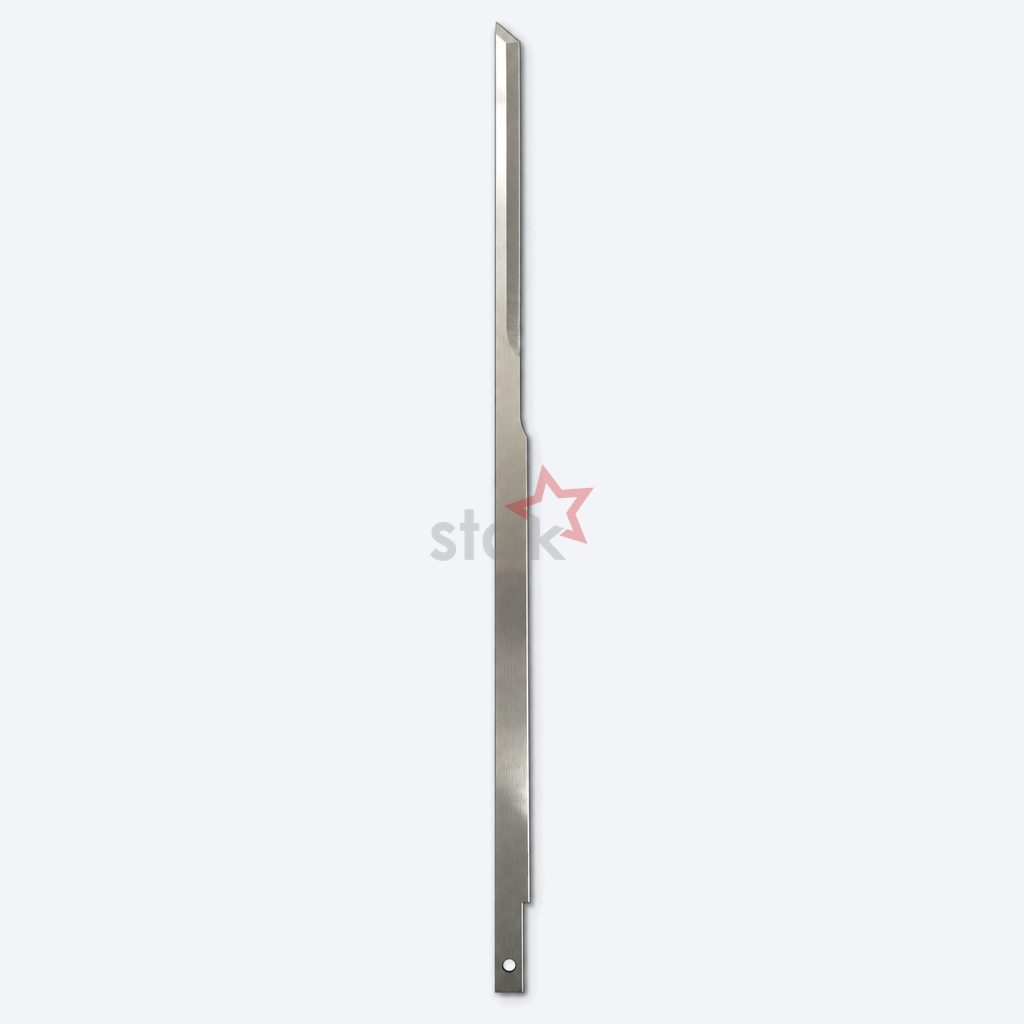 Full view of Stak HSS M2 cutting blade for IECHO, 310 × 10 × 2.4 mm