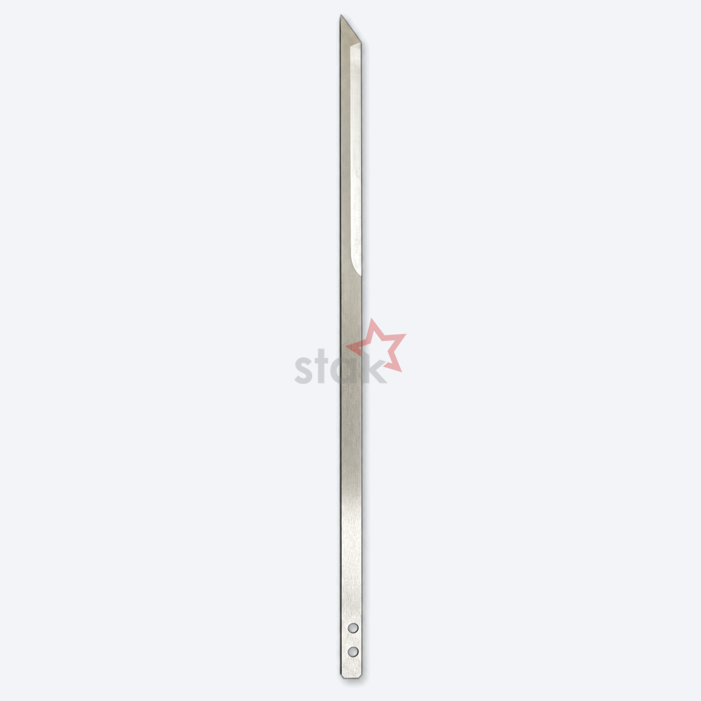 Full view of Stak HSS M2 cutting blade 5.919.31.104 for IMA, 310 × 8.3 × 2.5 mm