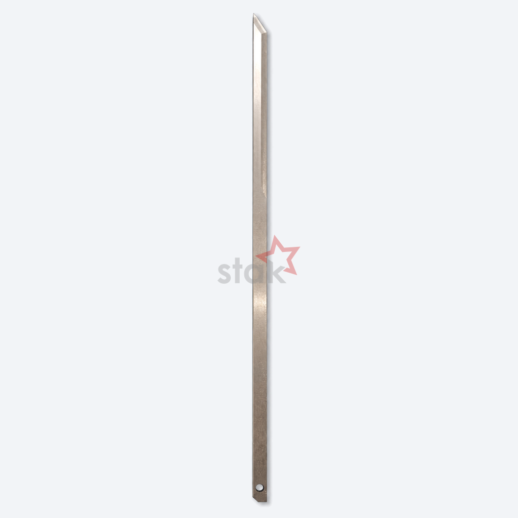 Full view of Stak HSS M2 cutting blade 801541 for Lectra, 309 × 7 × 2 mm