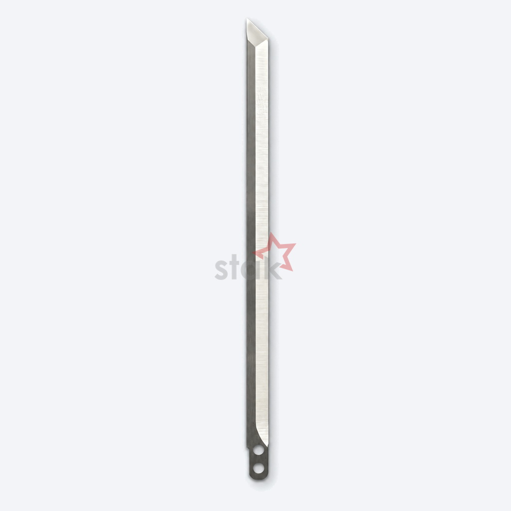 Full view of Stak HSS M2 cutting blade 380004 for Pathfinder, 150 × 7 × 2 mm