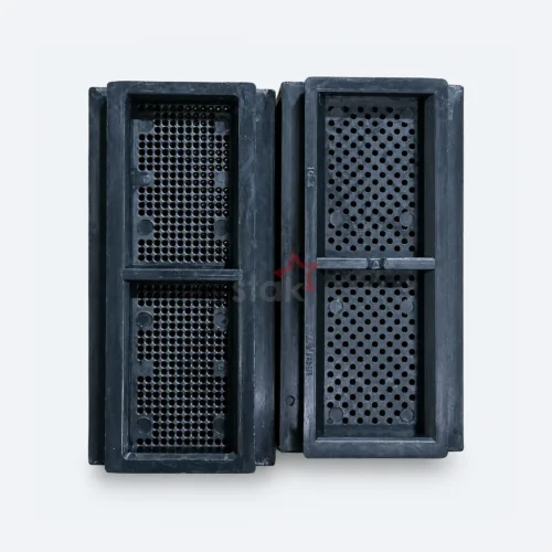 100 × 50 × 50 mm Black Nylon Bristle Block for YIN